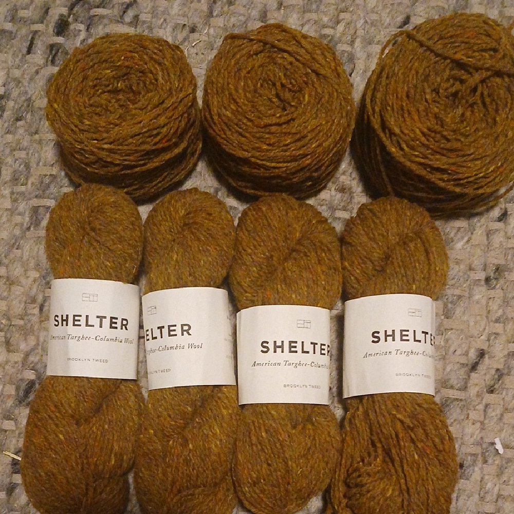 Brooklyn Tweed Shelter Yarn in Hayloft